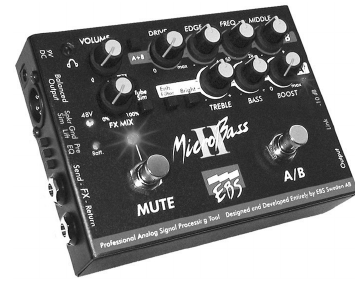 EBS MicroBass II Preamp/DI-box 取扱説明書
