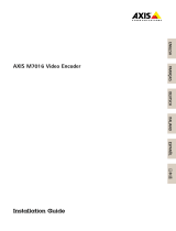 Axis M7016 インストールガイド