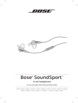 Bose soundsport in-ear headphones-ios models 取扱説明書