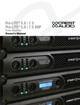 Crest Audio Pro-LITE 7.5 ユーザーマニュアル