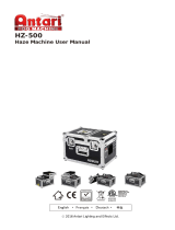 Elation HZ-500 Haze Machine ユーザーマニュアル