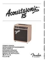 Fender  Acoustasonic™ 15 取扱説明書