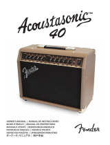 Fender  Acoustasonic™ 40 取扱説明書