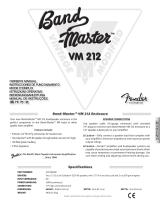Fender BAND-MASTER VM 212 取扱説明書