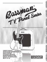 Fender Bassman TV Amps 取扱説明書