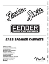 Fender Speaker Rumble 210 取扱説明書