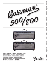 Fender Bassman® 500/800 取扱説明書