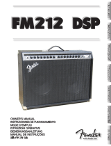 Fender FM 212DSP 取扱説明書