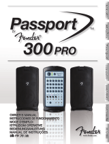 Fender Passport 300 Pro 取扱説明書