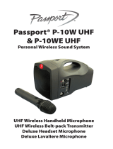Fender Passport P10W UHF 取扱説明書