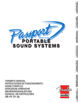 Fender Passport® PD250 Plus 取扱説明書