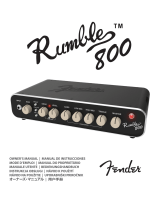 Fender Rumble 800 取扱説明書