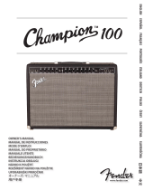 Fender Stereo Amplifier Champion 100 ユーザーマニュアル