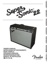 Fender Super-Sonic 22 取扱説明書