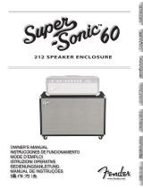 Fender Super-Sonic™ 60 212 Enclosure 取扱説明書