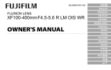 Fujifilm Fujinon XF100-400mm F4.5-5.6 取扱説明書