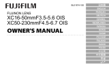 Fujifilm XC50-230mm F4.5-6.7 OIS Black ユーザーマニュアル