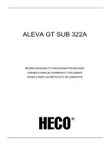 Heco Aleva GT Sub 322 A ユーザーマニュアル