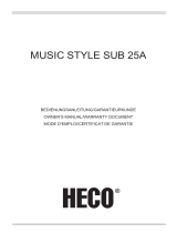 Heco Music Style Sub 25 A ユーザーマニュアル