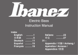 Ibanez Electric Basses 2016 取扱説明書