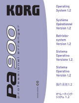 Korg Pa900 ユーザーガイド