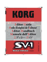 Korg SV-1 Black ユーザーガイド