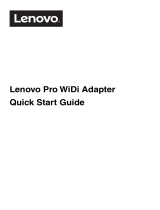 Lenovo Pro WiDi Adapter クイックスタートガイド