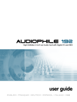 Audiophile Systems AUDIOPHILE 192 取扱説明書