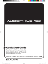 M-Audio 192s ユーザーマニュアル