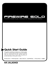 M-Audio FireWire Solo 取扱説明書