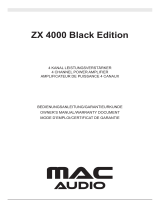 MAC Audio ZX 4000 取扱説明書
