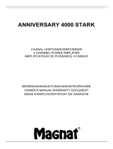 Magnat Audio Anniversary 4000 STARK 取扱説明書