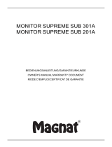 Magnat MONITOR SUPREME SUB 301A 取扱説明書