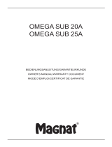 Magnat Audio OMEGA SUB 25A 取扱説明書