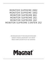 Magnat Audio MONITOR SUPREME 2000 取扱説明書