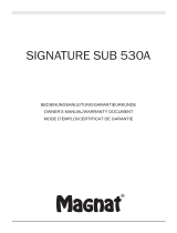 Magnat Audio Signature Sub 530A 取扱説明書