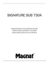 Magnat Signature Sub 730A 取扱説明書