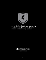 Mophie Samsung Galaxy S5 juice pack ユーザーマニュアル