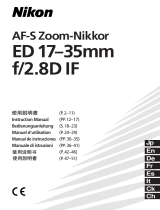 Nikon 85mm f/1.4G ユーザーマニュアル