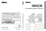Nikon AF-S DX NIKKOR 18-300mm f/3.5-5.6G ED VR 取扱説明書
