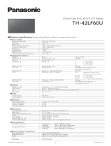 Panasonic TH-42LF60U データシート