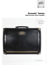 Peavey Ecoustic E208 20-Watt 2x8 Acoustic Amp Combo ユーザーマニュアル