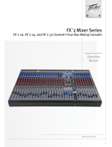 Peavey FX 2 16 Channel Non-Powered Mixer 取扱説明書