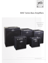 Peavey MAX 126 10-Watt Bass Amp Combo 取扱説明書