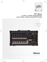 Peavey PVi 8500 All In One Powered Mixer 取扱説明書