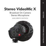 RODE Microphones SVMX Stereo Video Mic-X Broadcast Stereo Microphone 取扱説明書