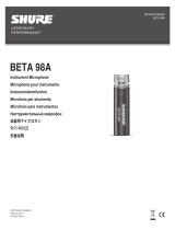 Shure BETA98A ユーザーガイド