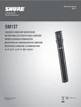 Shure SM137 ユーザーガイド