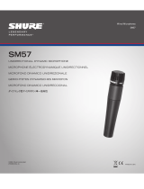 Shure SM57 ユーザーマニュアル