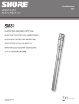 Shure SM81-LC ユーザーガイド